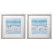 Uttermost - Framed Prints, Set/2 - Sea - Light Driftwood- Union Lighting Luminaires Decor