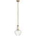 Kichler Canada - One Light Pendant - Everly - Natural Brass- Union Lighting Luminaires Decor