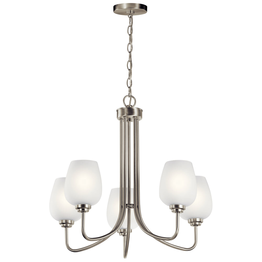 Kichler Canada - Five Light Chandelier - Valserrano - Brushed Nickel- Union Lighting Luminaires Decor