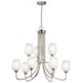 Kichler Canada - Nine Light Chandelier - Valserrano - Brushed Nickel- Union Lighting Luminaires Decor