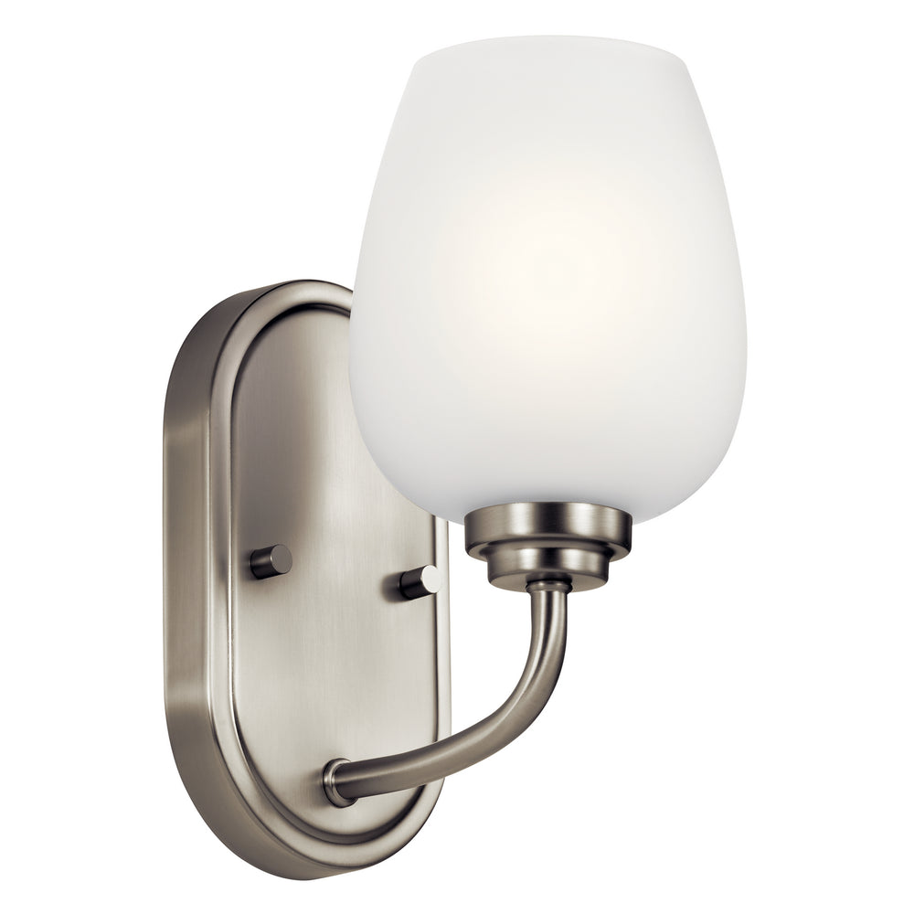 Kichler Canada - One Light Wall Sconce - Valserrano - Brushed Nickel- Union Lighting Luminaires Decor