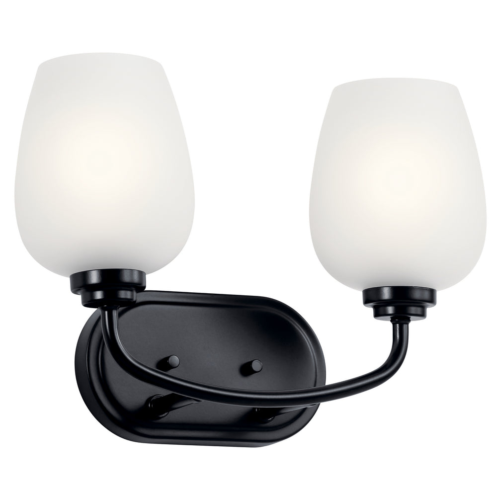Kichler Canada - Two Light Bath - Valserrano - Black- Union Lighting Luminaires Decor