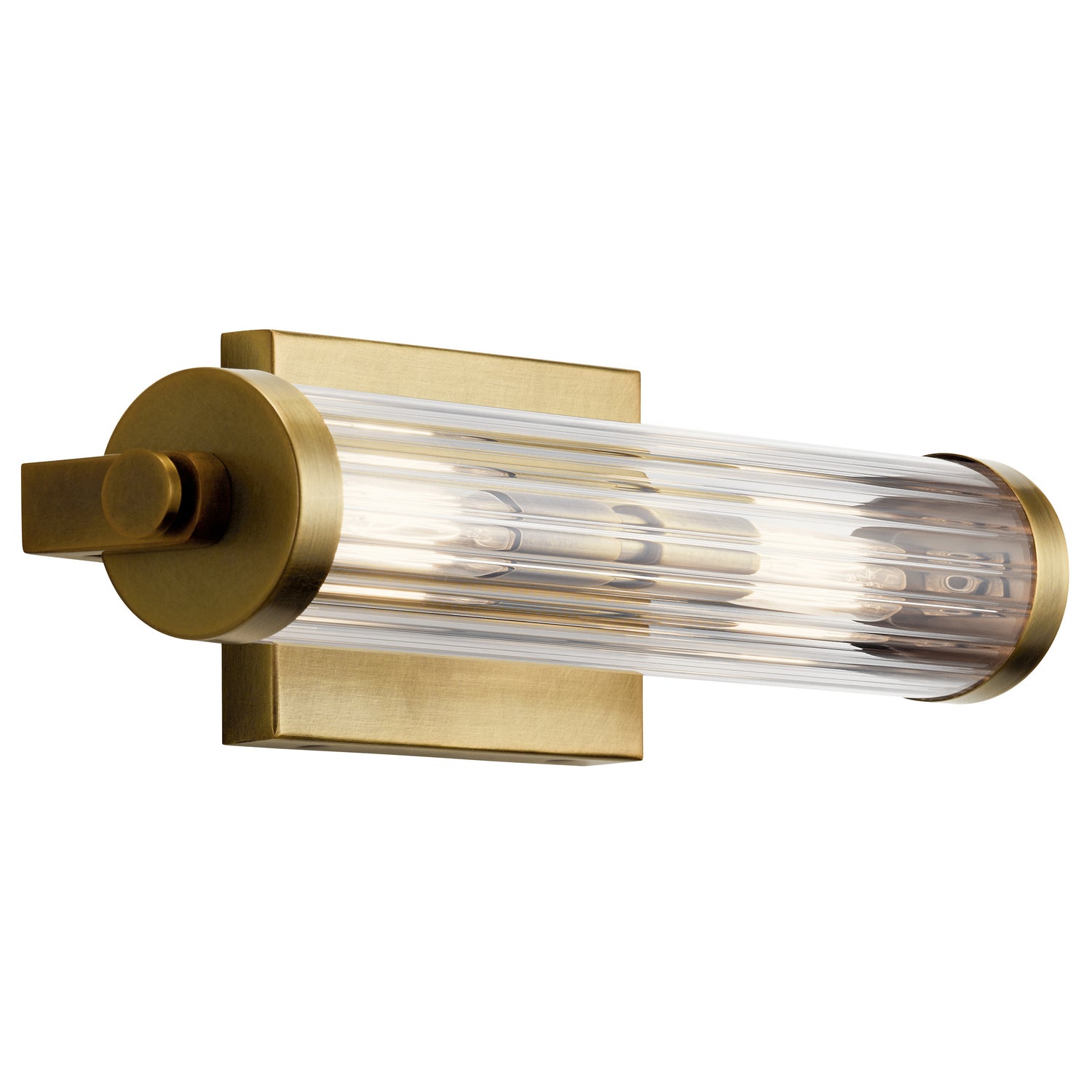 Kichler Canada - Two Light Wall Sconce - Azores - Natural Brass- Union Lighting Luminaires Decor