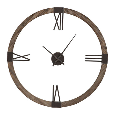 Uttermost - Wall Clock - Marcelo - Aged Iron- Union Lighting Luminaires Decor