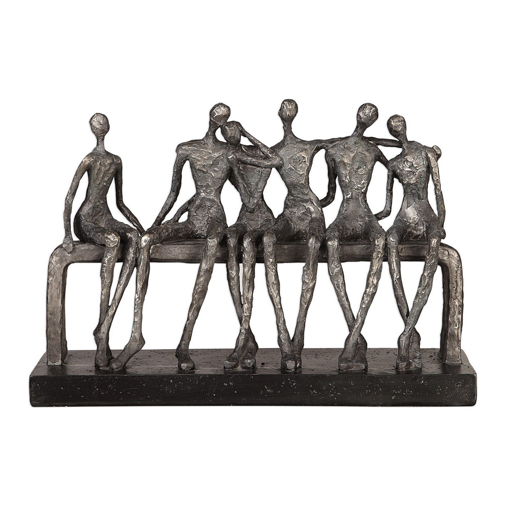 Uttermost - Figurine - Camaraderie - Aged Silver- Union Lighting Luminaires Decor