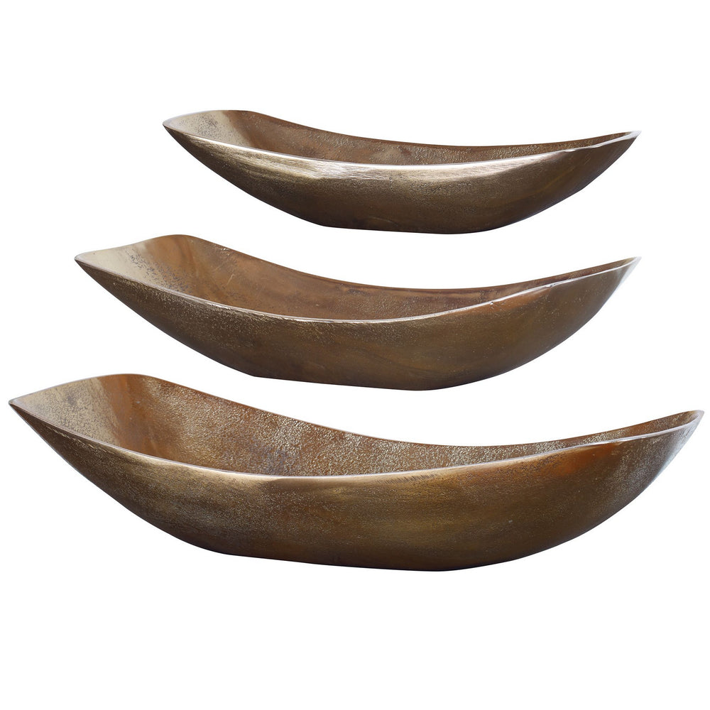 Uttermost - Bowls Set/3 - Anas - Antique Brass- Union Lighting Luminaires Decor