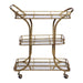 Uttermost - Serving Cart - Stassi - Antiqued Gold- Union Lighting Luminaires Decor