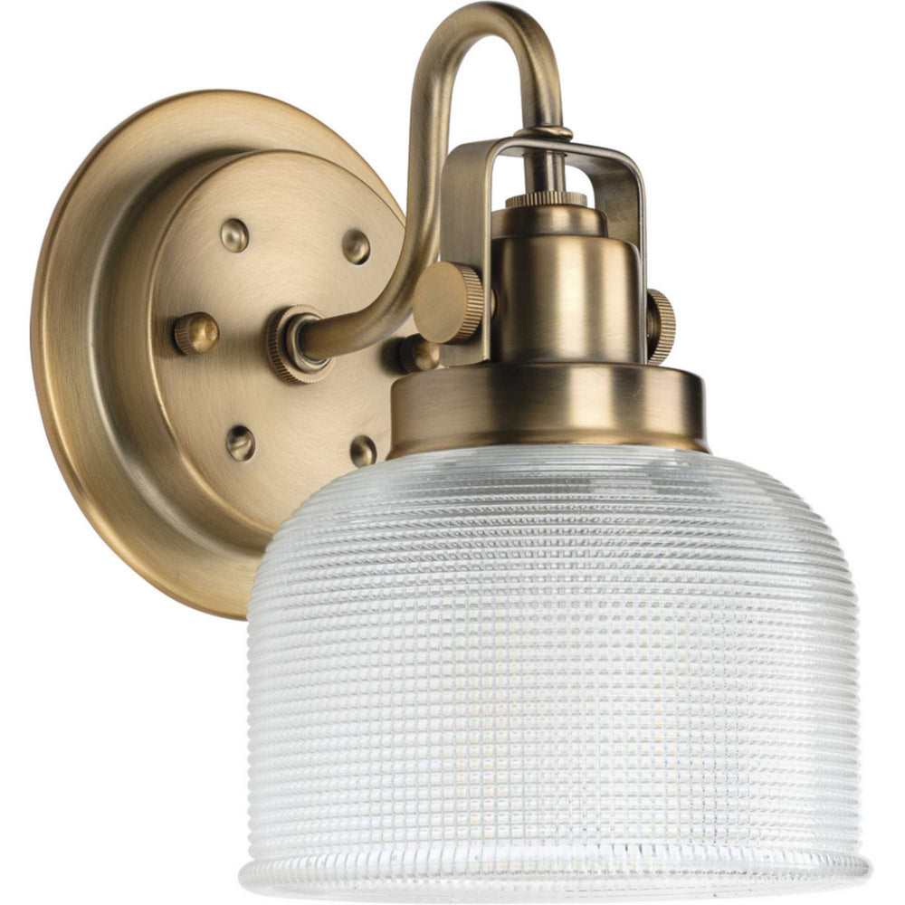Progress Canada - One Light Bath Bracket - Archie - Vintage Brass- Union Lighting Luminaires Decor