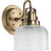Progress Canada - One Light Bath Bracket - Archie - Vintage Brass- Union Lighting Luminaires Decor