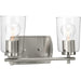 Progress Canada - Two Light Bath & Vanity - Adley - Brushed Nickel- Union Lighting Luminaires Decor