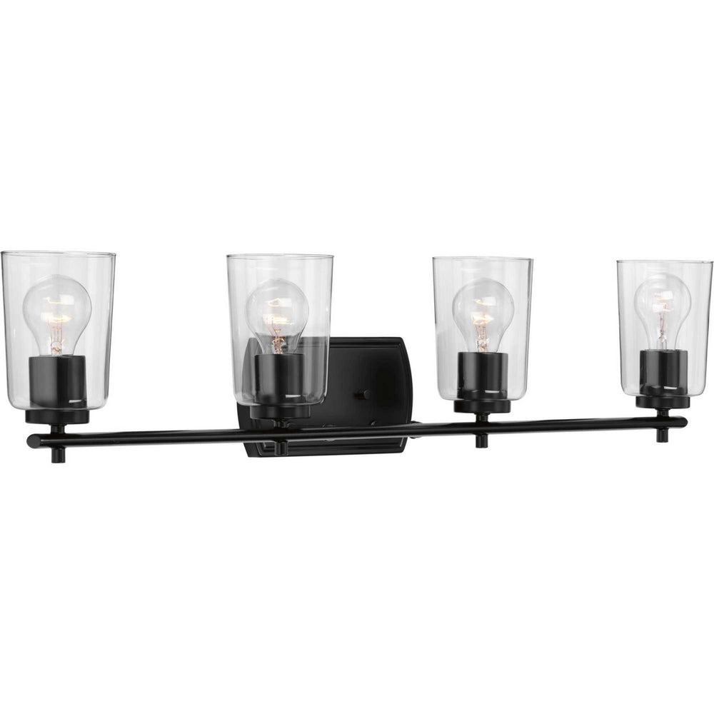 Progress Canada - Four Light Bath & Vanity - Adley - Black- Union Lighting Luminaires Decor