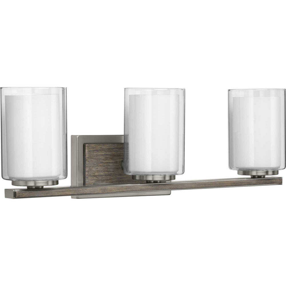Progress Canada - Three Light Bath & Vanity - Mast - Brushed Nickel- Union Lighting Luminaires Decor