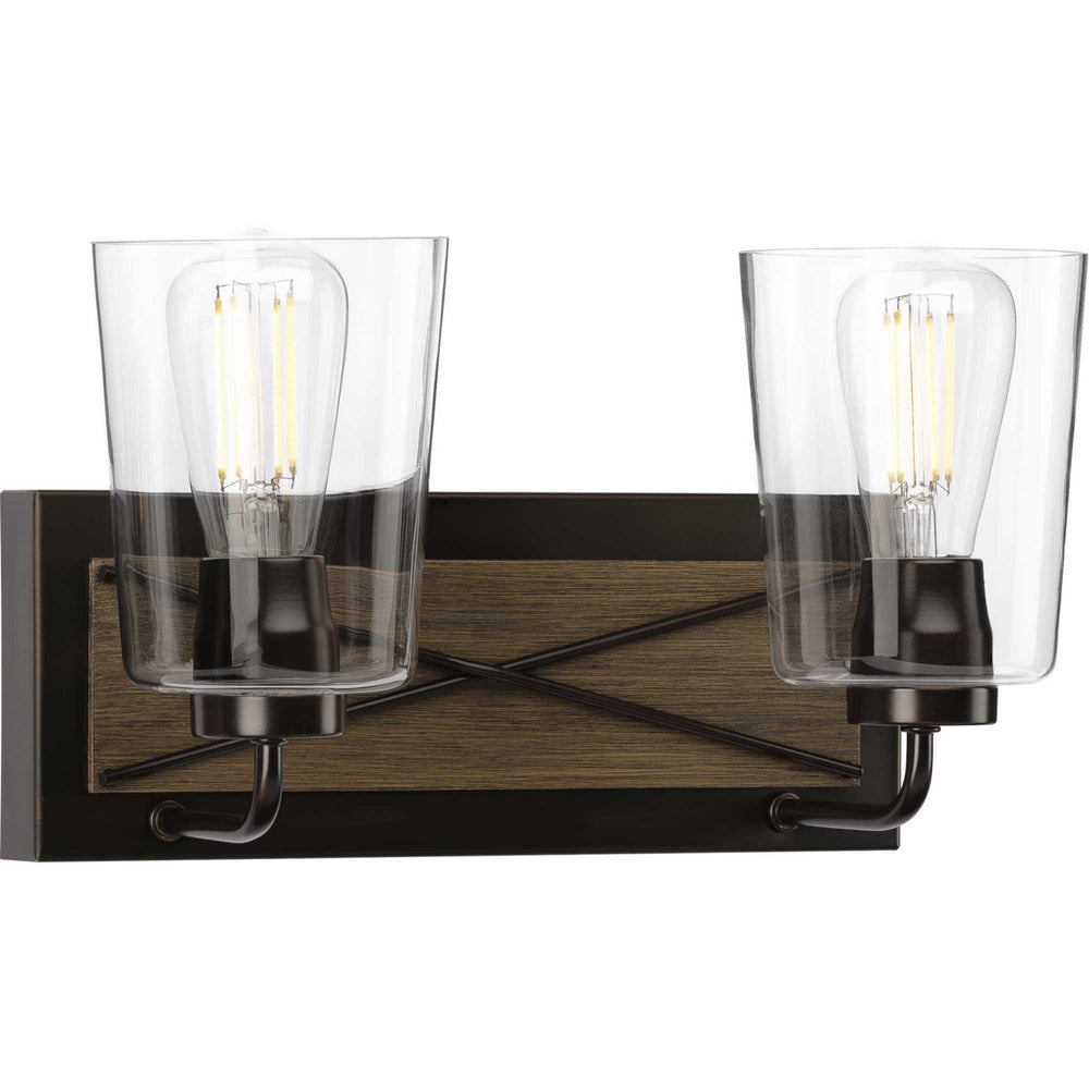 Progress Canada - Two Light Bath Bracket - Briarwood - Antique Bronze- Union Lighting Luminaires Decor