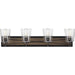Progress Canada - Four Light Bath Bracket - Briarwood - Antique Bronze- Union Lighting Luminaires Decor