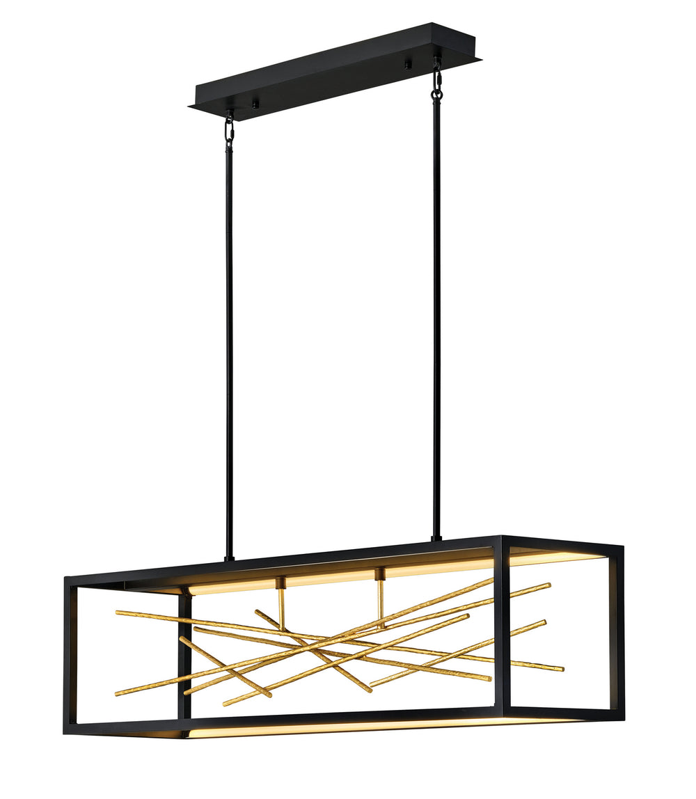 Fredrick Ramond Canada - LED Linear Pendant - Styx - Black- Union Lighting Luminaires Decor