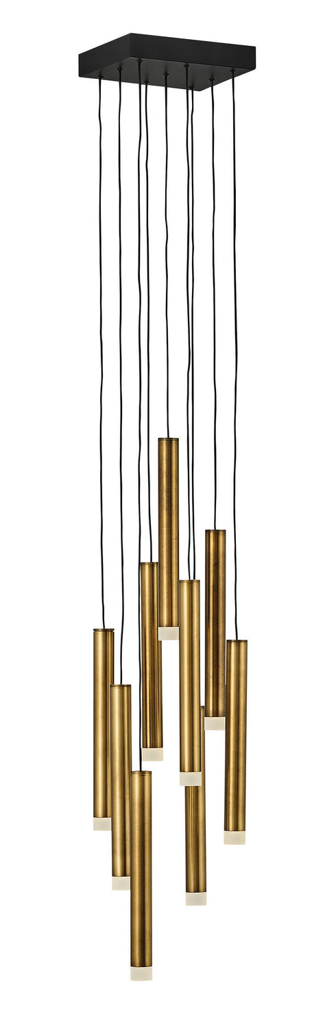 Fredrick Ramond Canada - LED Pendant - Harmony - Heritage Brass- Union Lighting Luminaires Decor