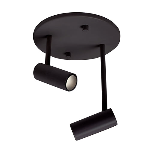 Kuzco Canada - LED Semi-Flush Mount - Downey - Black- Union Lighting Luminaires Decor