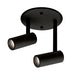 Kuzco Canada - LED Semi-Flush Mount - Downey - Black- Union Lighting Luminaires Decor