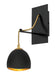 Hinkley Canada - LED Wall Sconce - Nula - Shell Black- Union Lighting Luminaires Decor