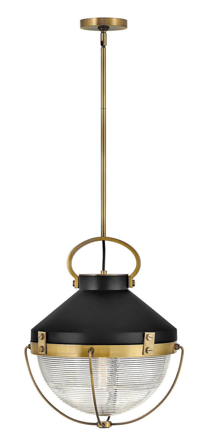 Hinkley Canada - LED Pendant - Crew - Heritage Brass- Union Lighting Luminaires Decor