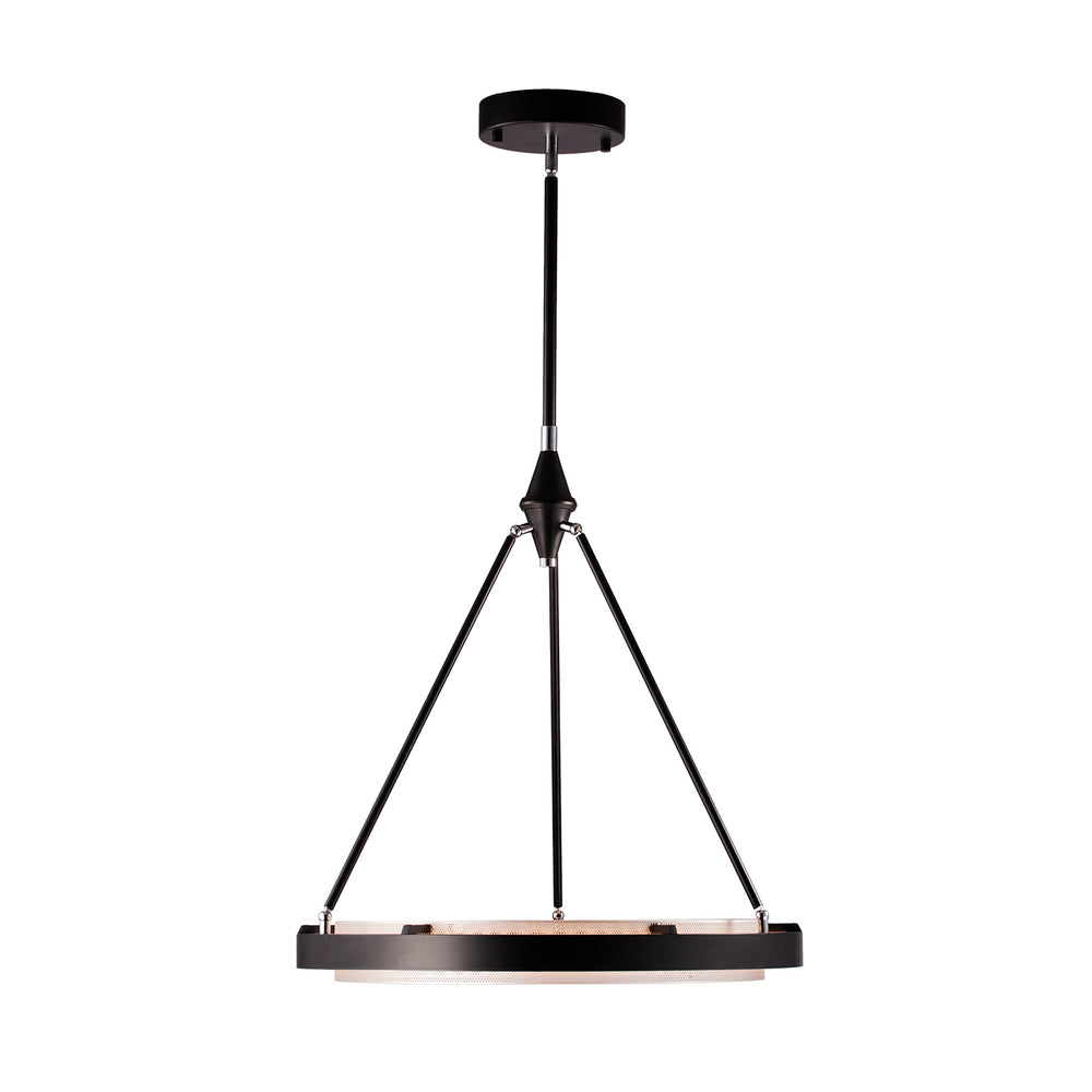 Alora Canada - LED Pendant - Duo - Classic Black/Silver Shimmer- Union Lighting Luminaires Decor