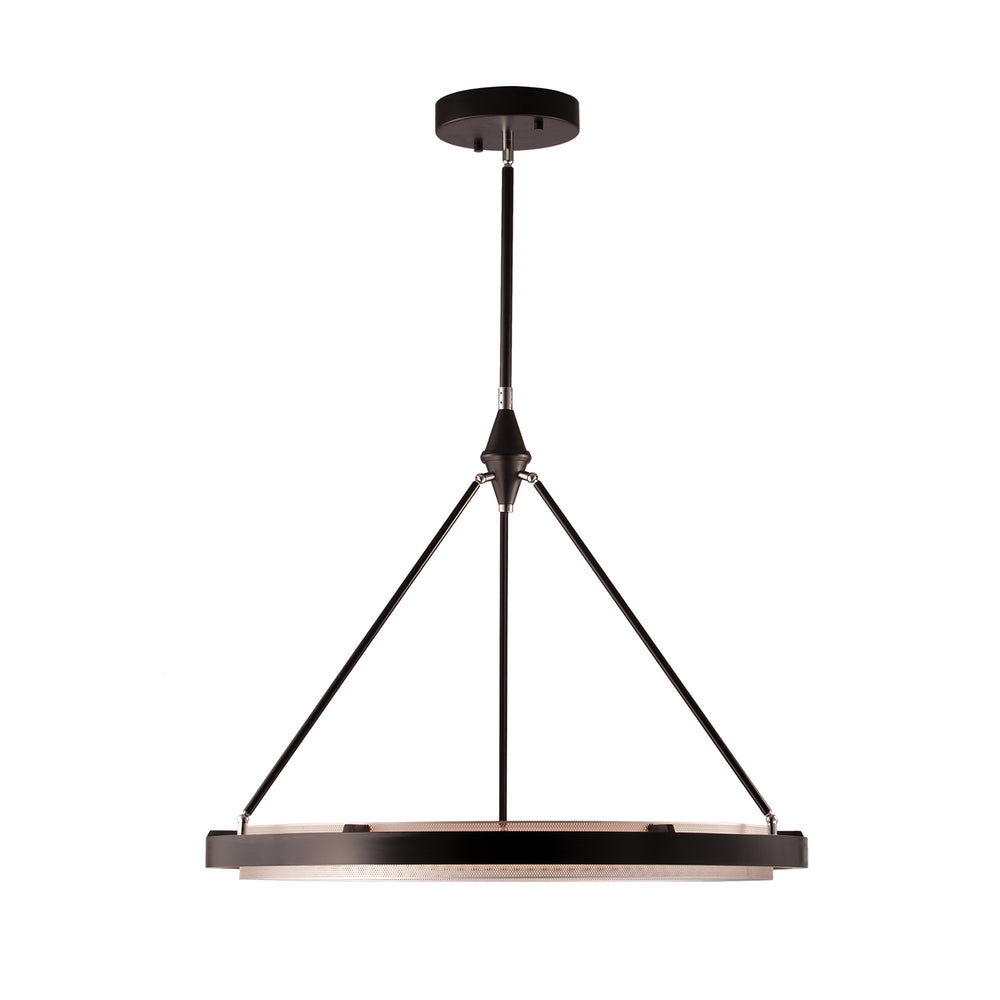 Alora Canada - LED Pendant - Duo - Classic Black/Silver Shimmer- Union Lighting Luminaires Decor