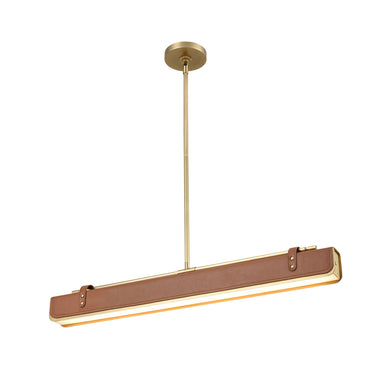 Alora Canada - LED Pendant - Valise - Vintage Brass- Union Lighting Luminaires Decor