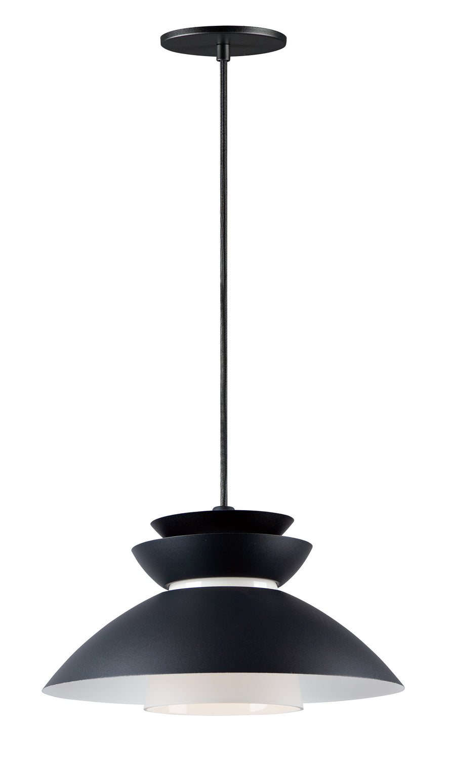 Maxim - One Light Pendant - Nordic - Black- Union Lighting Luminaires Decor