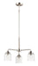 Maxim - Three Light Semi-Flush Mount/Chandelier - Acadia - Satin Nickel- Union Lighting Luminaires Decor