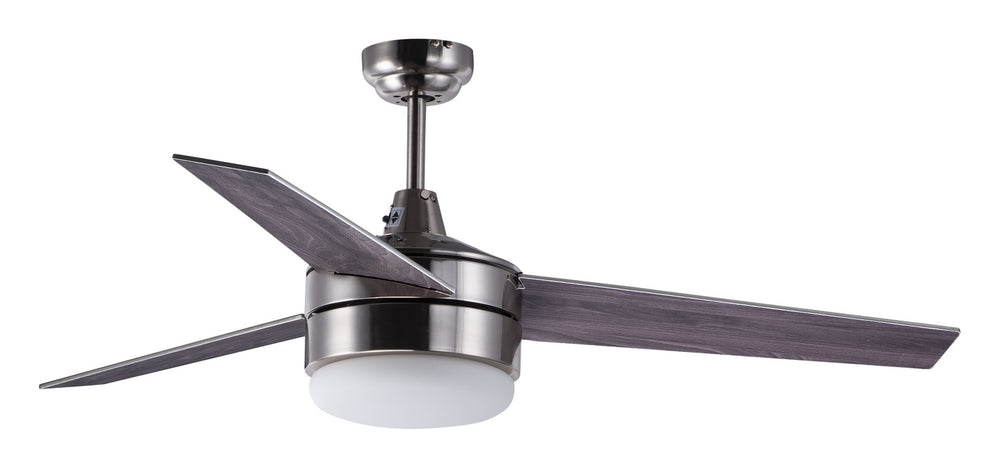 Maxim - 52"Ceiling Fan - Trio - Satin Nickel / Black- Union Lighting Luminaires Decor