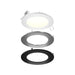 Dals - LED Recessed Panel Light with Multi Trim - Mystique - White,SN, Black,Gold- Union Lighting Luminaires Decor