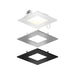Dals - LED Recessed Panel Light with Multi Trim - Mystique - White,SN, Black,Gold- Union Lighting Luminaires Decor