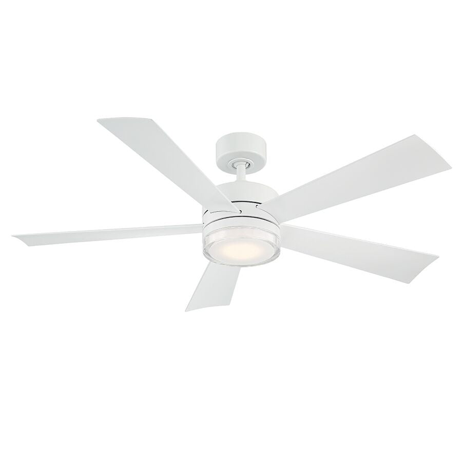 Modern Forms Fans Canada - 52" Ceiling Fan - Wynd - Matte White- Union Lighting Luminaires Decor