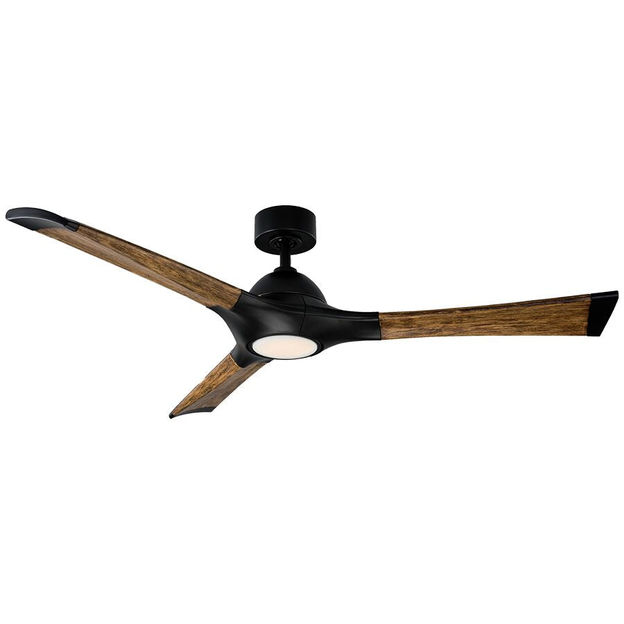 Modern Forms Fans Canada - 60" Ceiling Fan - Woody - Matte Black/Distressed Koa- Union Lighting Luminaires Decor