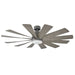 Modern Forms Fans Canada - 60"Ceiling Fan - Windflower - Graphite/Weathered Gray- Union Lighting Luminaires Decor
