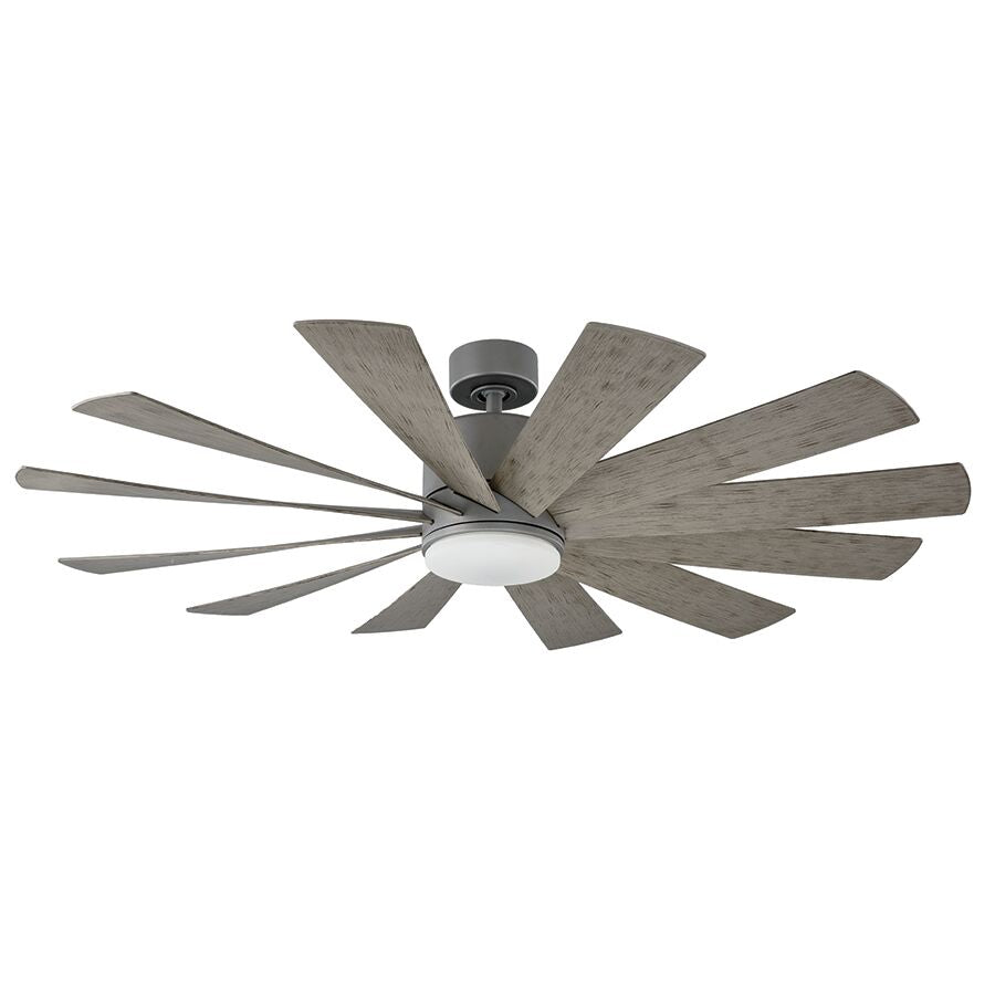 Modern Forms Fans Canada - 60"Ceiling Fan - Windflower - Graphite/Weathered Gray- Union Lighting Luminaires Decor