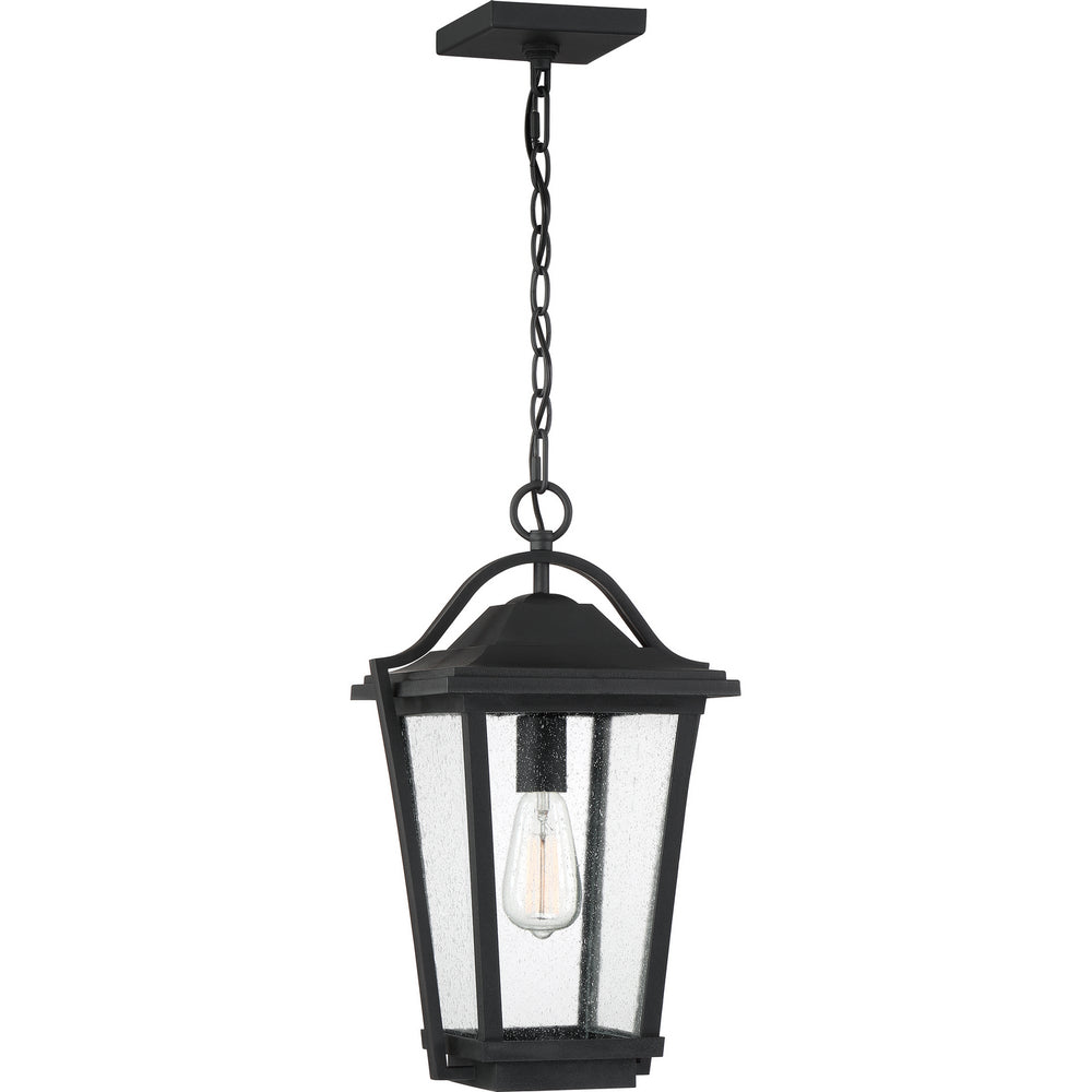 Quoizel - One Light Outdoor Hanging Lantern - Darius - Earth Black- Union Lighting Luminaires Decor