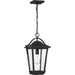 Quoizel - One Light Outdoor Hanging Lantern - Darius - Earth Black- Union Lighting Luminaires Decor