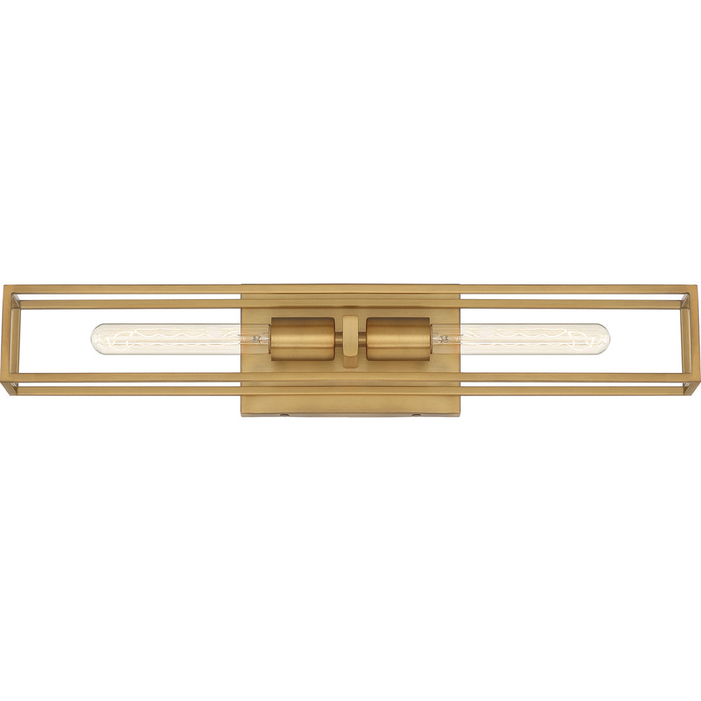 Quoizel - Two Light Bath - Leighton - Weathered Brass- Union Lighting Luminaires Decor