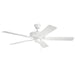 Kichler Canada - 52"Ceiling Fan - Basics Pro Patio - White- Union Lighting Luminaires Decor