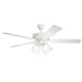 Kichler Canada - 52"Ceiling Fan - Basics Pro Premier - Matte White- Union Lighting Luminaires Decor