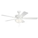 Kichler Canada - 52"Ceiling Fan - Basics Pro Select - Matte White- Union Lighting Luminaires Decor