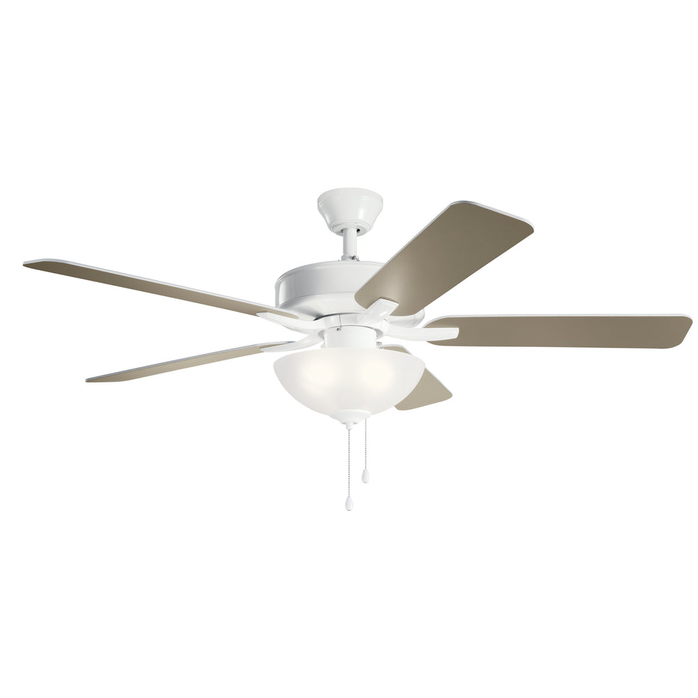 Kichler Canada - 52"Ceiling Fan - Basics Pro Select - White- Union Lighting Luminaires Decor
