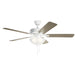 Kichler Canada - 52"Ceiling Fan - Basics Pro Select - White- Union Lighting Luminaires Decor