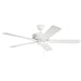 Kichler Canada - 52"Ceiling Fan - Basics Pro - Matte White- Union Lighting Luminaires Decor