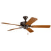 Kichler Canada - 52"Ceiling Fan - Basics Pro - Satin Natural Bronze- Union Lighting Luminaires Decor
