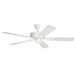 Kichler Canada - 52"Ceiling Fan - Basics Pro - White- Union Lighting Luminaires Decor