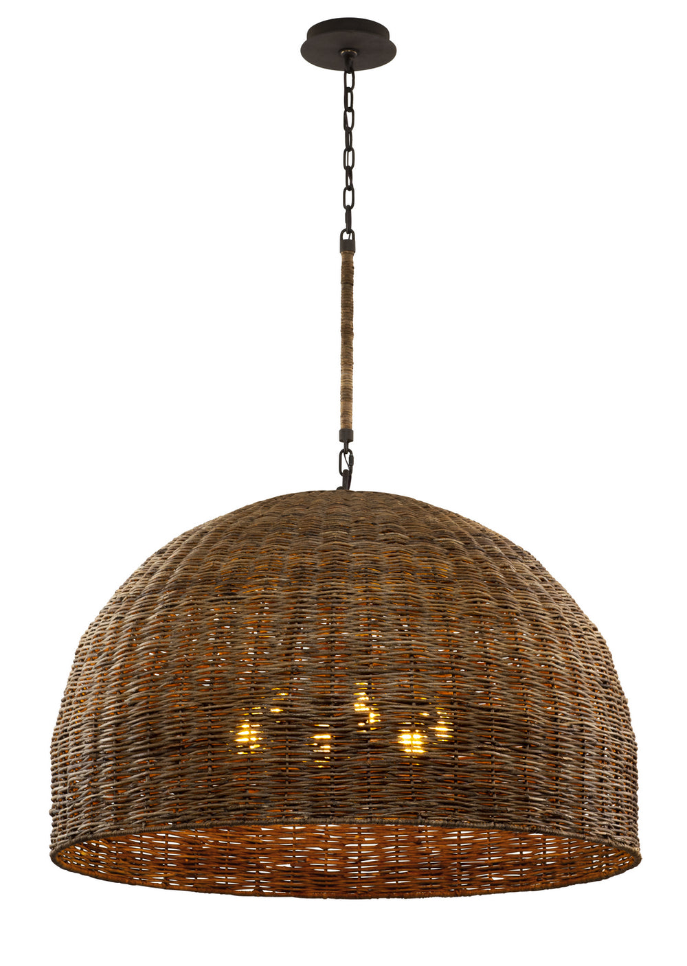 Troy Lighting Canada - Six Light Pendant - Huxley - Tidepool Bronze- Union Lighting Luminaires Decor