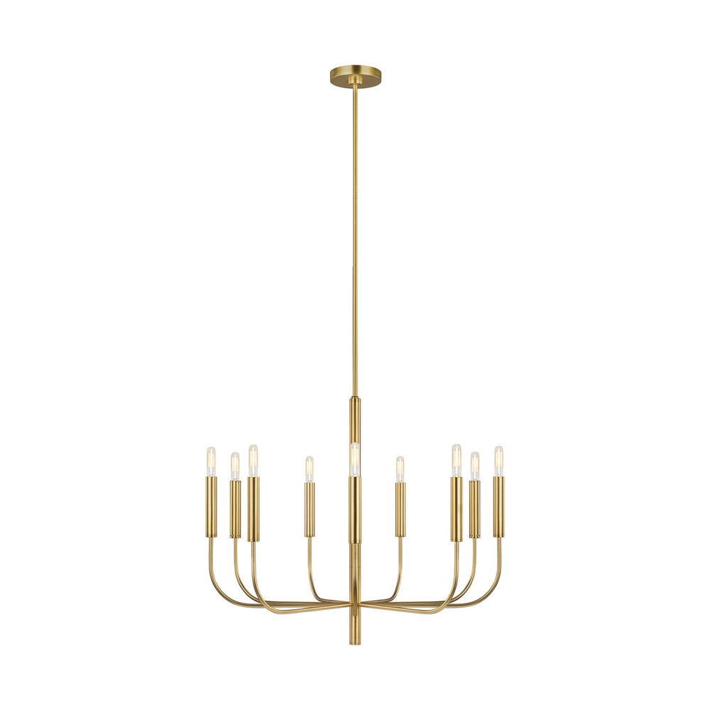Visual Comfort Studio Canada - Nine Light Chandelier - Brianna - Burnished Brass- Union Lighting Luminaires Decor