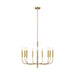 Visual Comfort Studio Canada - Nine Light Chandelier - Brianna - Burnished Brass- Union Lighting Luminaires Decor